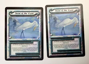 Il destino della gru (2) L5R La leggenda dei cinque anelli CCG Shadowlands 1996 - Foto 1 di 1