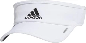 NEW Adidas Men's Superlite Adjustable Fit Sport Performance Visor - White - Picture 1 of 5
