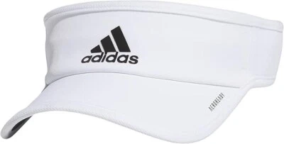 NUEVO Adidas Para Hombre Superlite Ajuste Ajustable Deporte Rendimiento Visera - Blanco Foto 1 de 4