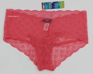 Nuevos con etiquetas pantalones cortos de encaje cosabella treat0724 ""Sweat Treat Fans"" rosa ""Coral"" Italia S/M - Imagen 1 de 6