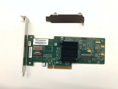 LSI 9240-4I 6Gbps SAS HBA = LSI (9211-4i) FW:P20 IT Mode ZFS FreeNAS unRAID - Image 1 of 4