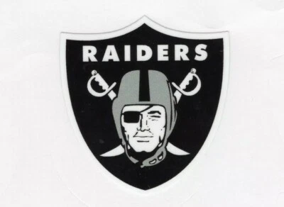 Oakland Raiders贴花窗户头盔安全帽笔记本电脑高达14英寸免费跟踪 — 第 1/3 张图片