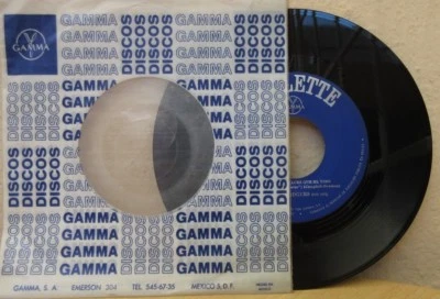 JIMMIE RODGERS -KISSES SWEETER THAN WINE / SECRETELY- MEXICAN 7" SINGLE FOLK ROC - Image 1 of 4