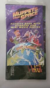 NEW Wendy's Kids Meal Muppets From Space Activity Book Stickers And Poster RARE