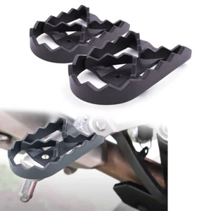 Fit For Honda CB500X 2014-2023 CB900F 2003-2007 Steel Wide Footpeg Plate Adaptor - Picture 1 of 16