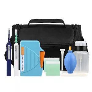 FTTX Fiber Tool Kit One Click 1.25/2.5mm Fiber Optic Cleaning Pen Box Swabs Clea - Picture 1 of 7