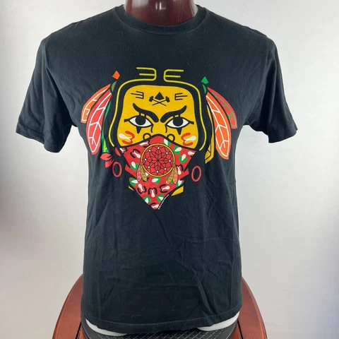 Chicago Blackhawks Indianhead Facepaint Mask T-Shirt Cover