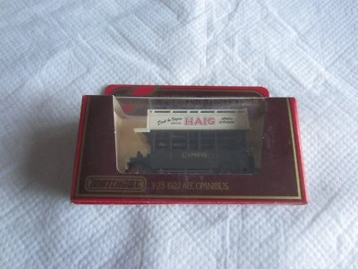 1984 Matchbox International Models of Yesteryear:  Y23 Haig 1922 Aecomnibus NIP - Image 1 of 4