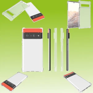 Für Google Pixel 6 Pro Schock Silikon Case Schutz Transparent Tasche Etuis Hülle - Bild 1 von 1