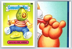 2021 Topps Garbage Pail Kids Food Fight Ripened RICARDO GPK Card 13b