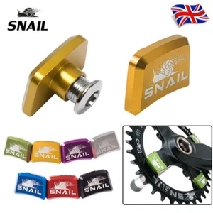 4PC MTB Bicycle Single Crankset Square Screw SNAIL Bike Chainring Bolts Road UK - Picture 1 of 3
