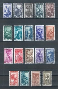 Italia 1950 Ocupaciones Provinciales Juego completo de sellos. MNH. Sg 760-778 - Imagen 1 de 2