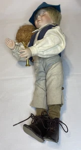 Muñeca de colección porcelana Little Boy azul Ashton Drake Gallery Wendy Lawton - Imagen 1 de 4