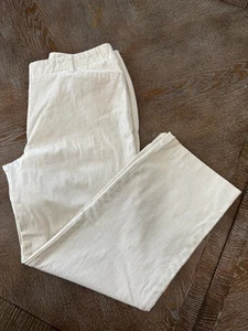 J. Jill khaki gerades Bein Hose Gr. 12 Petite Mid Rise Taille 34” Schrittlänge 27” - Bild 1 von 7