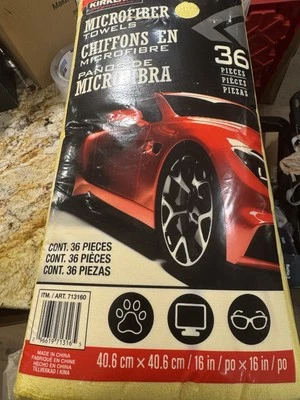 ✳️Toallas Kirkland Signature Ultra Microfibra Auto Hogar, 16 pulgadas x 16 pulgadas, 36 unidades✳️ Foto 1 de 4