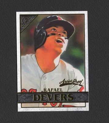 2020 Topps Gallery Artist Proof #55 Rafael Devers - Image 1 of 2