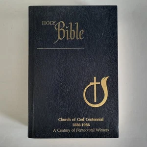 Church Of God Centennial 1886-1986 Bible KJV Pentecostal Black Cover - Picture 1 of 6