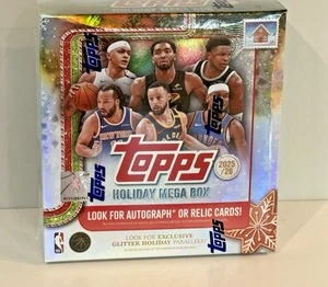 2025-26 Topps Basketball Factory Sealed Holiday Mega Box Neu - Bild 1 von 14