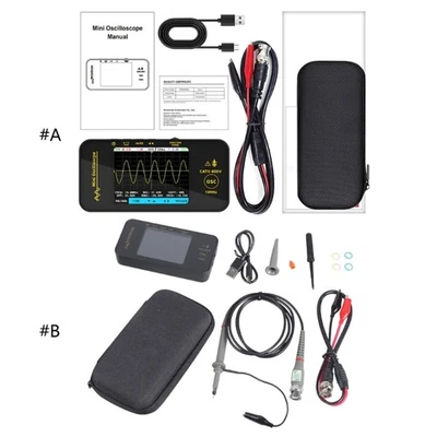 High Resolution Handheld Oscilloscope 10MHz Bandwidth Digital Oscilloscope Tool - Image 1 of 4