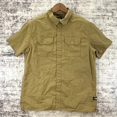 Camisa de senderismo The North Face manga corta bronceada almenas - grande para hombre Foto 1 de 4