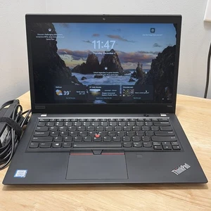 Lenovo ThinkPad T490s Core i5-8265U 1,60Ghz, 8GB 256GB SSD WCam Win 11 Pro Kabel - Bild 1 von 10
