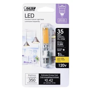 Feit Electric T4 E11 LED Bulb Warm White 35 Watt Equivalence 1 pk (Pack of 6) - Picture 1 of 1