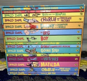 Roald Dahl Collection 15 Books Paperback Box Set- Matilda, Witches,Charlie, Bfg - Picture 1 of 6