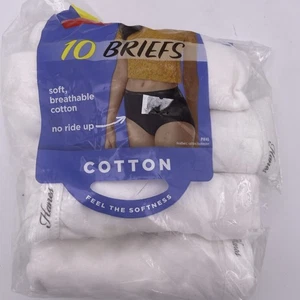 NEU/IM PAKET HANES BAUMWOLLSLIPS FÜR DAMEN SLIP GRÖSSE 6 BESCHREIBUNG LESEN - Bild 1 von 2