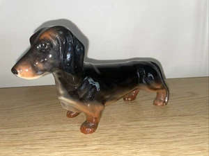BESWICK England Sausage Dog Figurine 9.5” 24cm Dark Brown - Picture 1 of 7