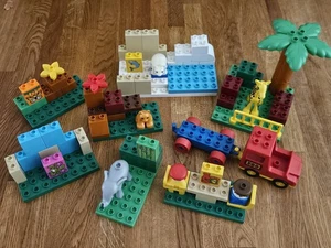 DUPLO ZOO ANIMALS, GIRAFFE, ELEPHANT, LION , POLAR BEAR, PARTS, BRICKS, BLOCKS - Imagen 1 de 10