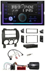 JVC Lenkrad USB 2DIN DAB Bluetooth CD Autoradio für Mazda 2 2007-2014 - Bild 1 von 10