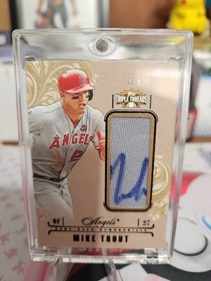 2014 Topps Triple Threads - Unity Single Jumbo Relics Mike Trout #UJR-MT 8/9 - Image 1 of 2