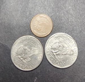 1979 P-D Susan B Anthony Dollar US Münze [6] - Bild 1 von 2