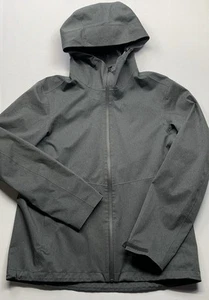 Uniqlo Regenmantel Damen Größe L schwarz wasserdicht winddicht Kapuze - Bild 1 von 9