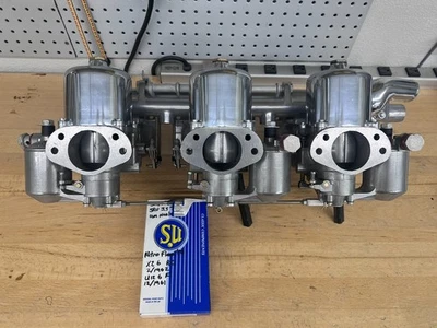 Jaguar XKE S1 3.8 fully restored SU HD8 carb set with manifold & peripherals Foto 1 de 4