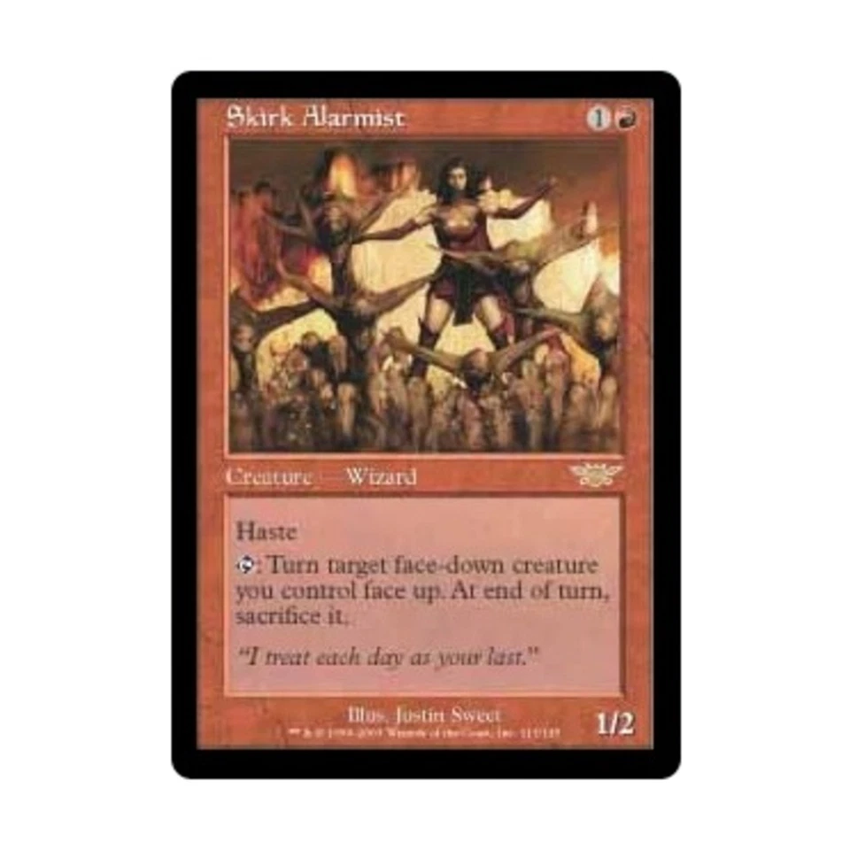 WOTC MtG Legions Skirk Alarmist (R) (Foil) VG - Image 1 of 1