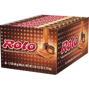 Rolo, chocolate con leche, caramelo caramelo 1,7 oz, 36 quilates - Imagen 1 de 4