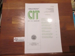 CIT journal of computing and Information technology, September 2009, Volume 17, - Picture 1 of 1