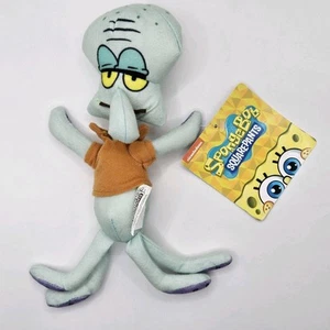 SPONGEBOB SQUAREPANTS Official Nickelodeon Squidward Plush Small Soft Toy New - Picture 1 of 5