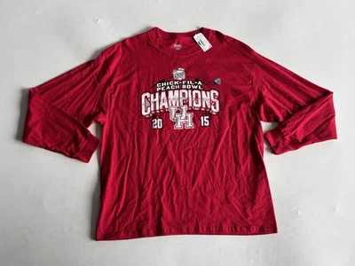 Camisa Hanes University Of Houston Cougars 2015 Chick Fil A Peach Bowl Champions Foto 1 de 4