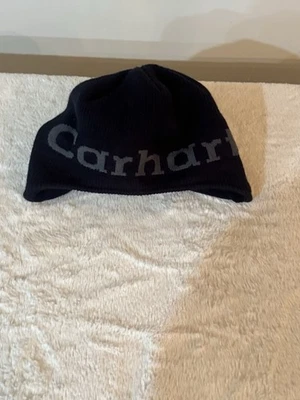 Gorro Carhartt Tejido Logo A277 Azul Marino Talla Única Forrado de Vellón Gorra de Invierno Foto 1 de 4