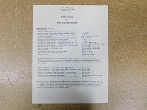H.H. Scott Service Bulletin Model 299B Stereo Amplifier w/ Schematics (original) - Picture 1 of 1