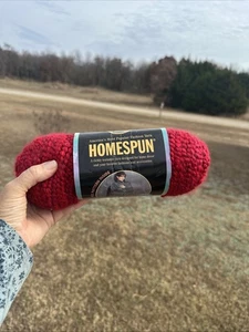 Lion Brand Homespun Skein 6oz  CANDY APPLE 375 New - Picture 1 of 3