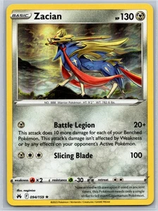Zacian (Holo Rare) Crown Zenith 094/159 Pokemon Card NM - Picture 1 of 2