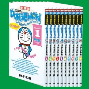 Doraemon English Comic Set Vol. 1-10 Collector’s Edition Fujiko F. Fujio Japan - Bild 1 von 24