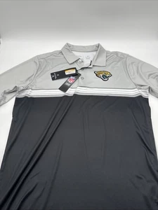 Polo da golf nuova con etichetta Medium Antigua Answer NFL Jacksonville Jaguars - Foto 1 di 7