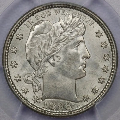 1892-O 25c Barber Quarter - PCGS MS 63 - Image 1 of 4