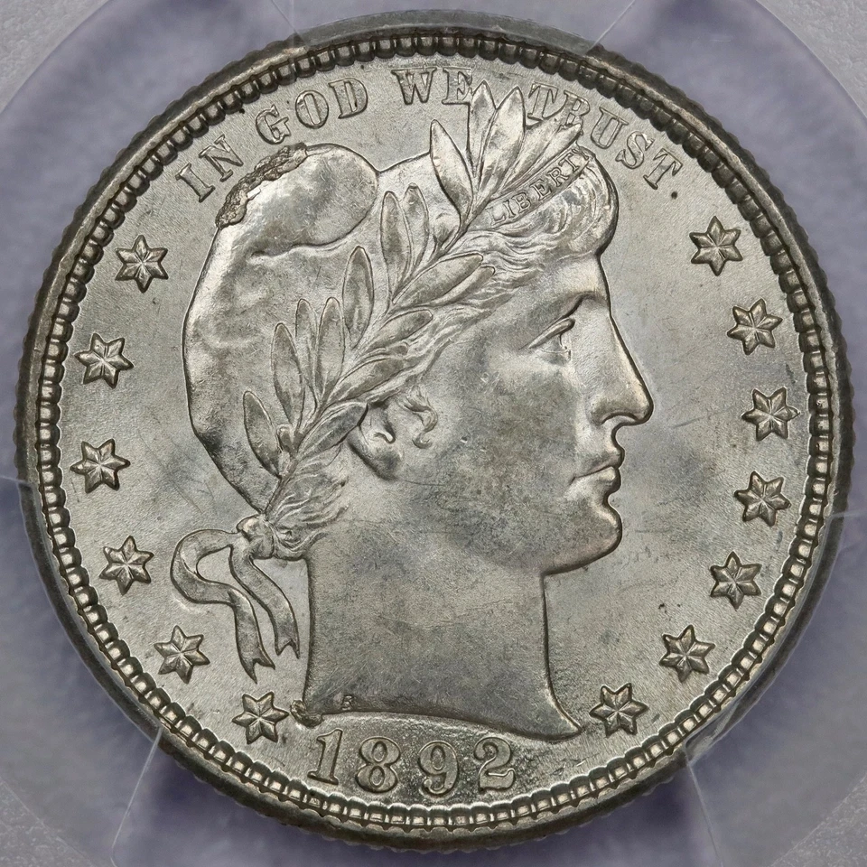 1892-O 25c Barber Quarter - PCGS MS 63 - Image 1 of 4