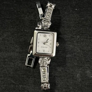 Diamant Silberfarbene Damen Quarzuhr  - Bild 1 von 16