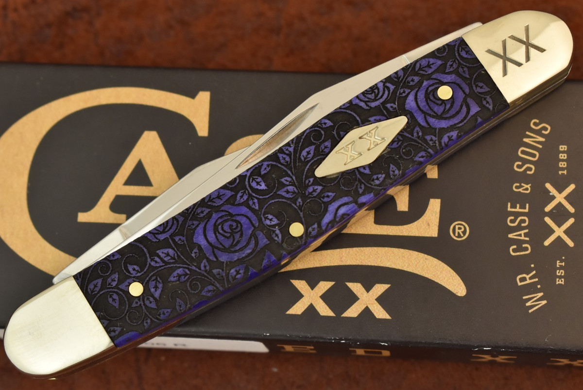 Case Plain Purple Collectible Modern Folding Knives for sale